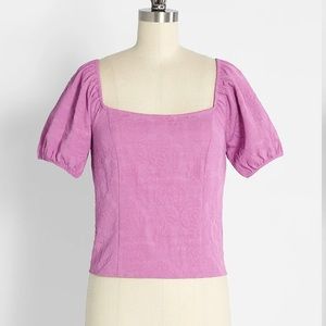 Adorable purple ModCloth top!